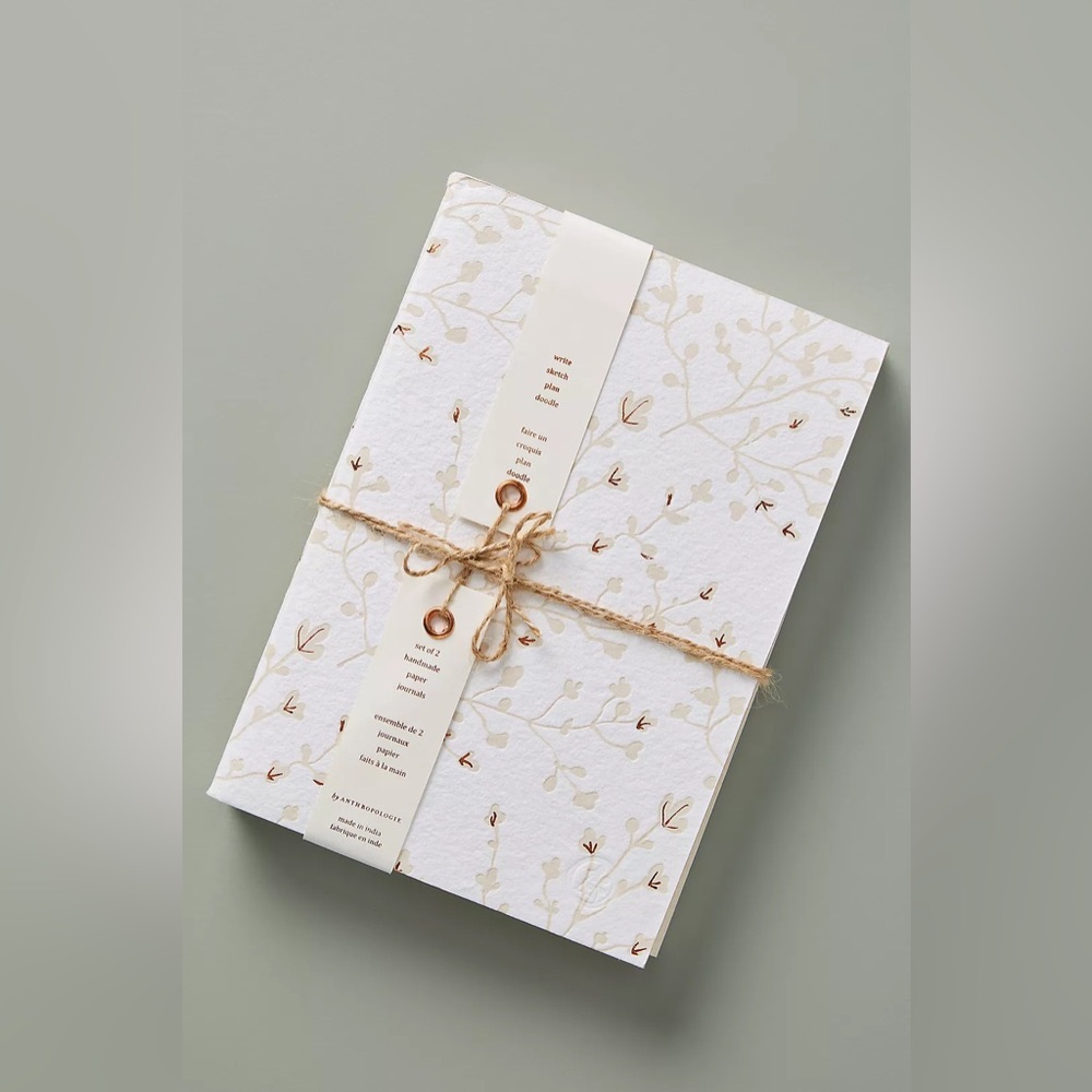 Anthropologie Prairie Journals, Set of 2
